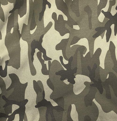 60" Cotton & Rayon Twill Camouflage Camo Print Woven Fabric