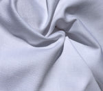 60" 100% Cotton Twill Optic White Apparel Woven Fabric by The Yard
