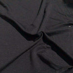 65" Modal Spandex Stretch Blend Piece Dyed Black Knit Fabric