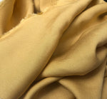 60" Banana Yellow 100% Lyocell Tencel Gabardine Twill Woven Fabric