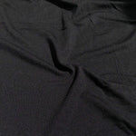 65" Modal Spandex Stretch Blend Piece Dyed Black Knit Fabric
