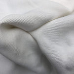 60" 100% Tencel Lyocell Bull Denim Twill 10 OZ PFD White Woven Fabric