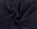58" Spandex Elastane Stretch Wrinkle Dark Burgundy Black Knit Fabric