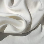 60" PFD 100% Lyocell Tencel Gabardine Twill Off White Woven Fabric