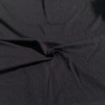 65" Modal Spandex Stretch Blend Piece Dyed Black Knit Fabric