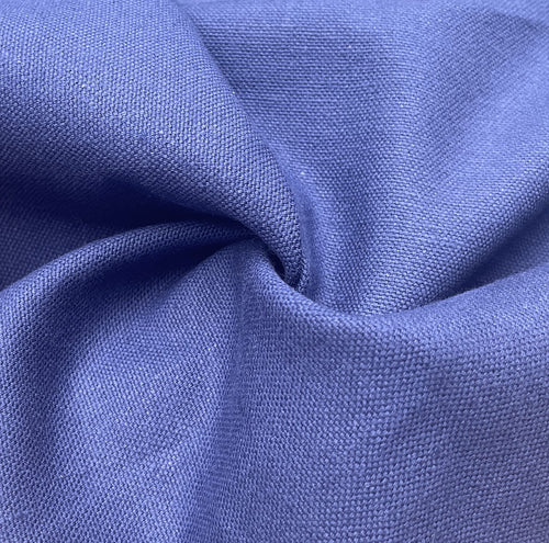 68" 100% Cotton Canvas 12 OZ Apparel & Upholstery Woven Fabric(Blue)