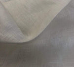 58" PFD 100% Linen Handkerchief Lithuanian Ivory White Woven Fabric