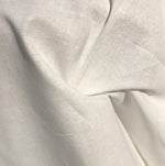 60" 100% Cotton Sheeting 5 OZ White Apparel Woven Fabric By the Yard
