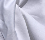 60" 100% Cotton Twill Optic White Apparel Woven Fabric by The Yard