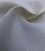 58" PFD Greige Goods 100% Rayon Faille Ghost White Woven Fabric