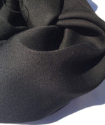 60" Jet Black 100% Lyocell Tencel Gabardine Twill Woven Fabric