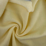 Cotton Fleece With Matching Rib Medium Weight | 400 GSM/ 12 OZ Knit Sweatshirt Fabric By The Yard