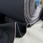 Black Selvedge Denim | Woven Fabric by the Yard | 470 GSM / 14 oz Denim | 32"-40" Wide
