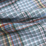 60" 100% Cotton Checkered Multi Color Colorful Rainbow Woven Fabric