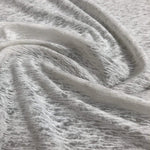 60" 100% Cotton Slub 5 OZ Optic White Jersey Knit Fabric by The Yard