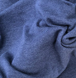 52" French Terry Modal Cotton Dark Navy Blue Knit Fabric(Burgundy Red)