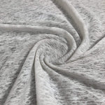 60" 100% Cotton Slub 5 OZ Optic White Jersey Knit Fabric by The Yard