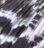 60" Modal & Spandex Stretch Black and White Tie Dye Jersey Knit Fabric