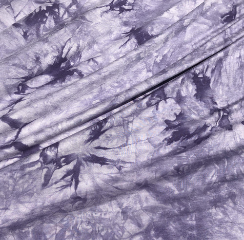 60" Modal 4-Way with Spandex Light Purple Tie Dye Jersey Knit Fabric