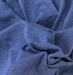 52" French Terry Modal Cotton Dark Navy Blue Knit Fabric(Burgundy Red)
