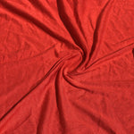 58" Red 100% Rayon Piece Dyed Jersey Knit Fabric By the Yard