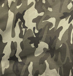 60" Cotton & Rayon Twill Camouflage Camo Print Woven Fabric