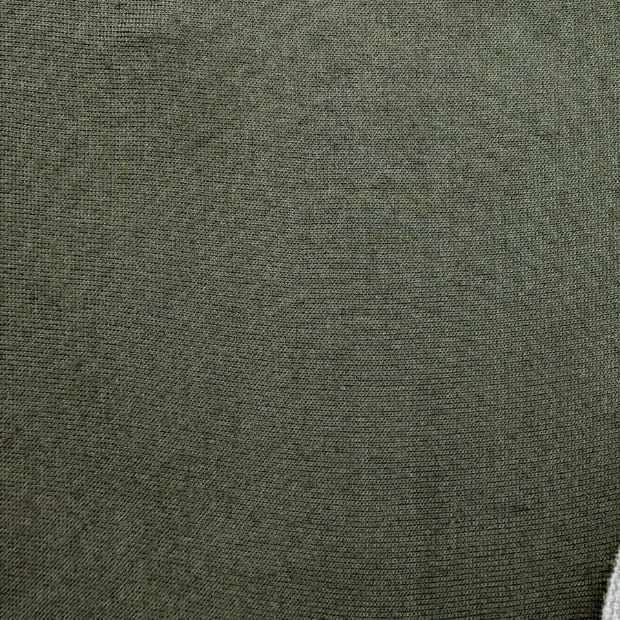 Dark Green 100% Polyester Knit Fabric By the Yard