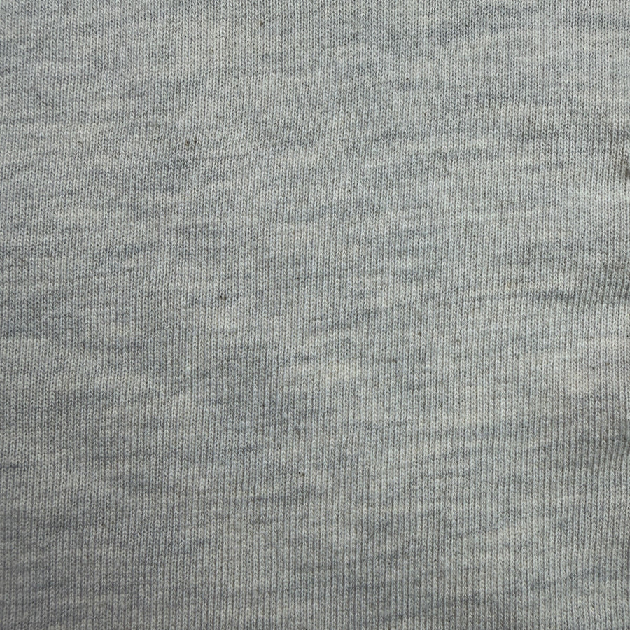 Heather Gray French Terry 95% Cotton 5% Polyester Knit Fabric By the Yard