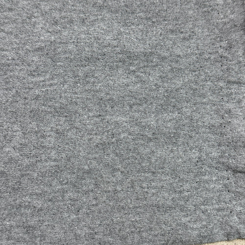 Heather Gray Cotton Jersey Knit Fabric, 90% Cotton 10% Polyester, Soft Drapey T-Shirt Apparel Fabric