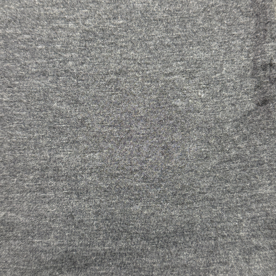 Anthracite Poly Rayon Fleece 50% Polyester 15% Cotton 35% Rayon Knit Fabric By the Yard