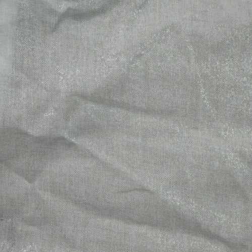 White Floral Poly Cotton Woven Fabric, 50% Polyester 50% Cotton, Blouse Skirt Quilting Craft Fabric