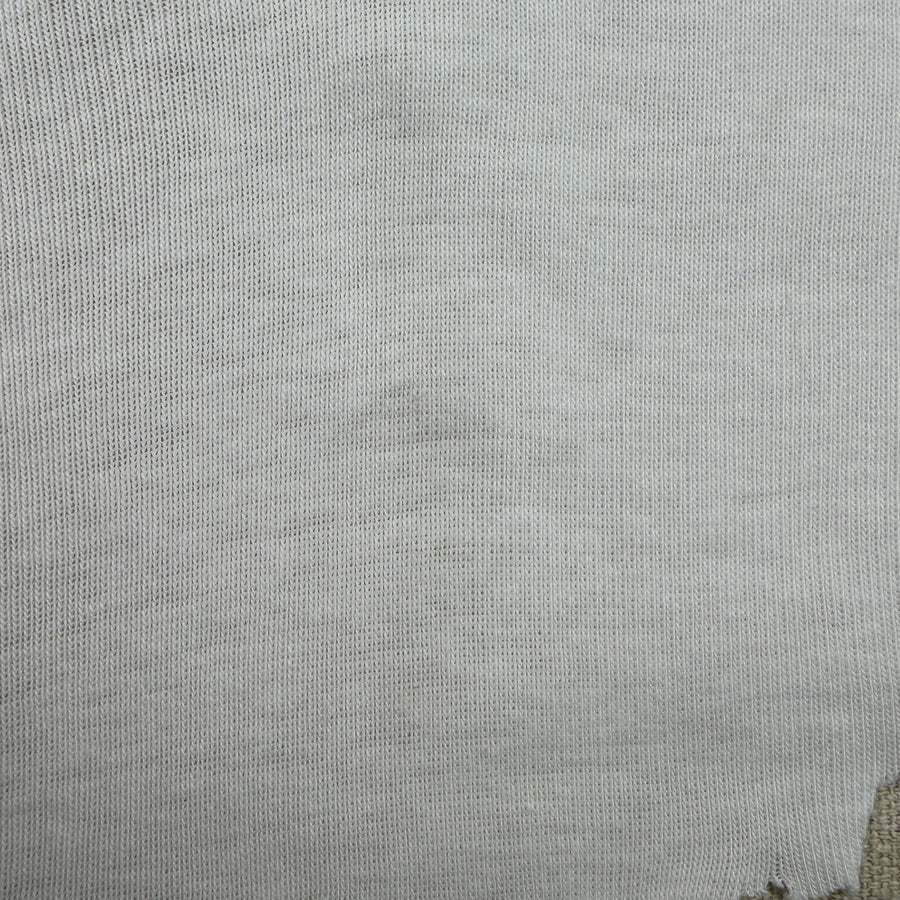 White Cotton Ribbing 100% Cotton Rib Knit Fabric By the Yard