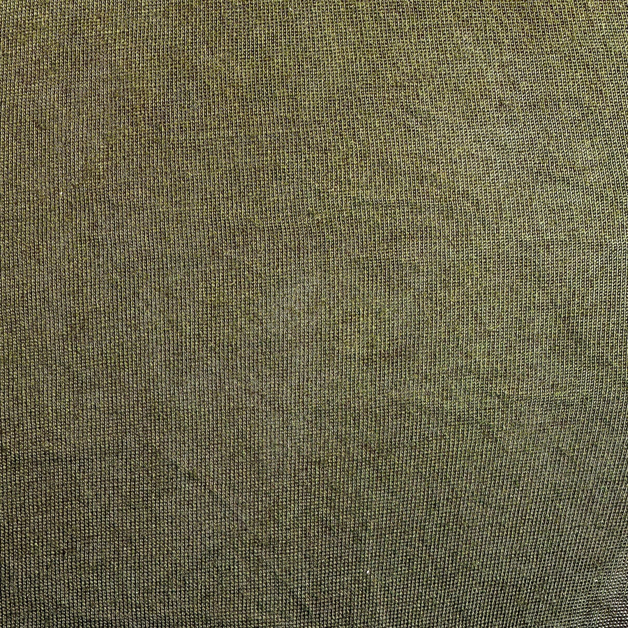 Dark Green Polyester Knit Fabric