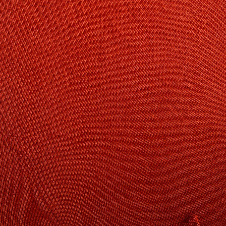 Orange Red Polyester Knit Fabric