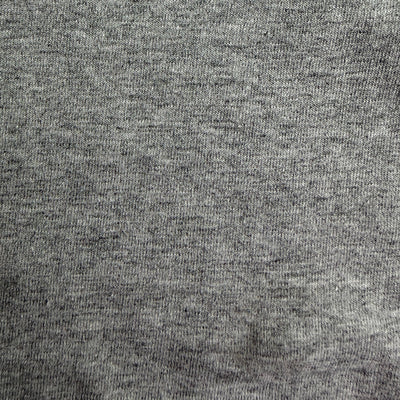 Heather Gray Cotton Jersey Rayon Knit Fabric, 100% Cotton 16/1 12 oz Midweight, Premium Tee Fabric