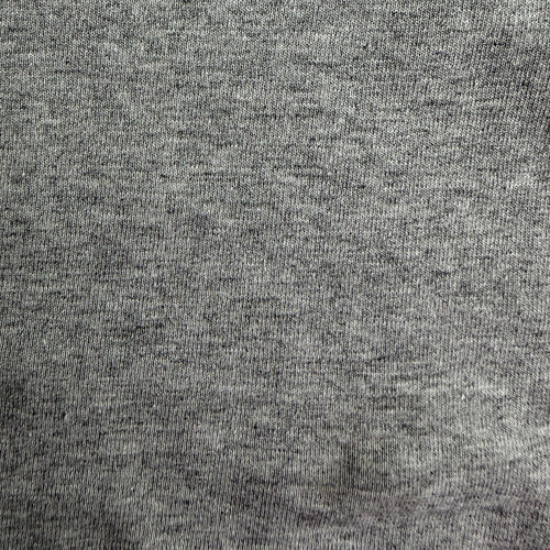 Heather Gray Cotton Jersey Rayon Knit Fabric, 100% Cotton 16/1 12 oz Midweight, Premium Tee Fabric