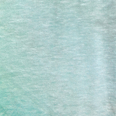 Sky Light Blue Poly Cotton Jersey Knit Fabric, 50% Polyester 50% Cotton 6 oz Lightweight, Summer Tee Fabric
