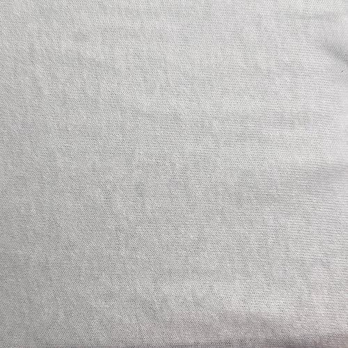 White Cotton Jersey Knit Fabric, 100% Cotton 18/1 9 oz, Soft T-Shirt Dress Fabric