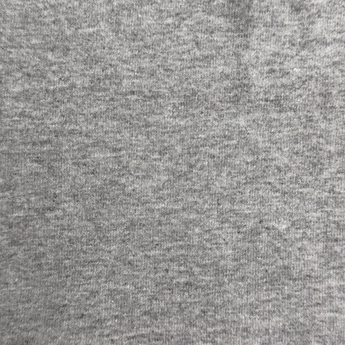 Heather Gray Cotton Jersey Knit Fabric, 100% Cotton 16/1 12 oz Midweight, Streetwear Tee Fabric