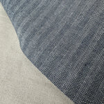 100% Cotton Denim Indigo Blue Herringbone Chevron Striped Pattern Denim Fabric By The Yard