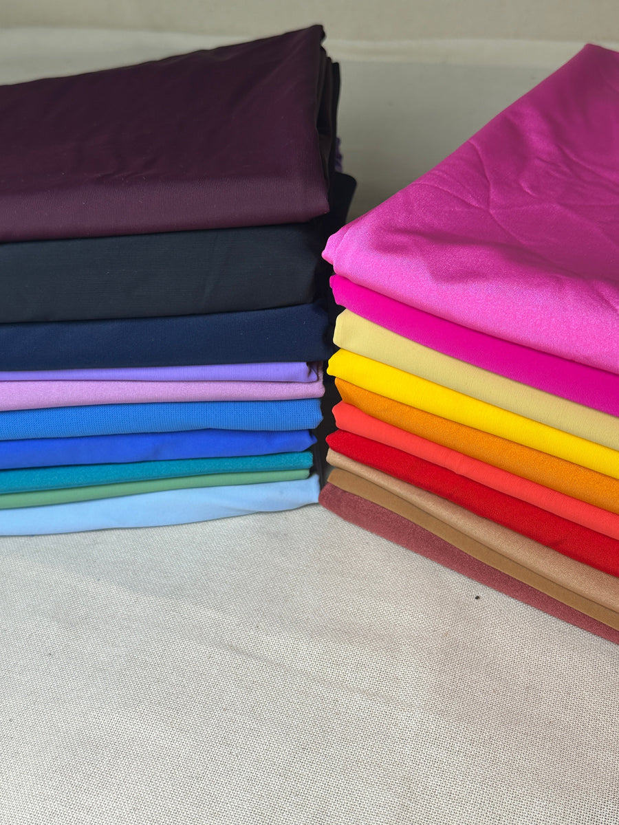 Nylon Spandex Jersey Knit Swimwear Fabric – 60" Width | Sold By The Yard | Eco-Friendly