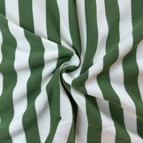 Striped Loop French Terry Fabric – Soft, Stretchy, and Versatile | By The Yard