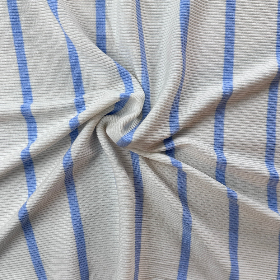 2x1 Cotton Matching Ribbing – Striped Stretch Matching Rib Fabric | By The Yard