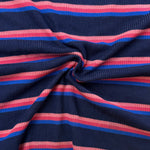 2x1 Cotton Matching Ribbing – Striped Stretch Matching Rib Fabric | By The Yard