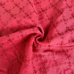 Diamond Embroidery Tencel Woven Fabric | By the Yard