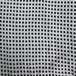 Black & White Checkered Jacquard Woven Fabric | By the Yard