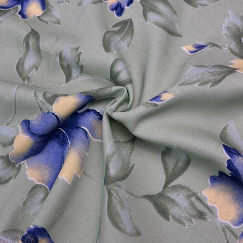 Mustang Lany Floral Crepe Woven Fabric | By the Yard