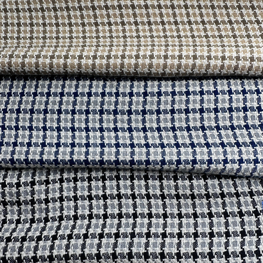 Jacquard Checkered Shirting Tencel Woven Fabric | By the Yard