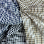Jacquard Checkered Shirting Tencel Woven Fabric | By the Yard