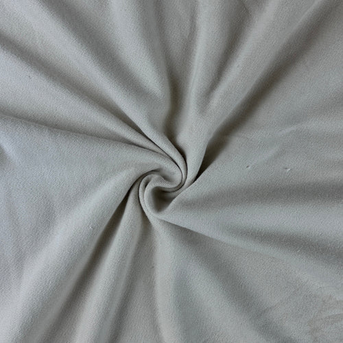 Cream Medium Weight Cotton French Terry Knit Jersey | 300 GSM/18 Oz French Terry Sweatshirt Fabric By The Yard